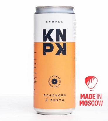 Picture of Natural sugar-free lemonade (Orange and fir), KNOPKA